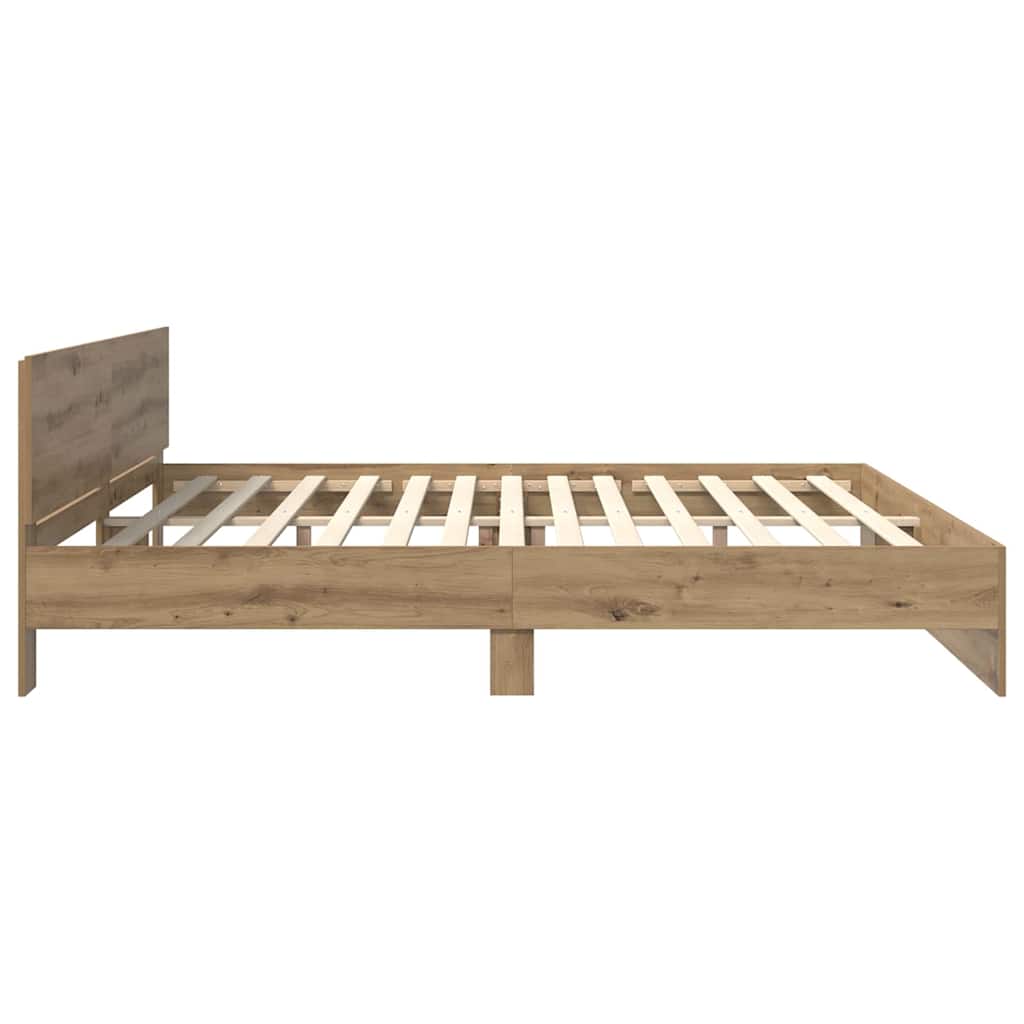 Σκελετός Κρεβατιού Artisan Oak 180 x 200 cm Επεξεργασμένο ξύλο - Pakobazaar