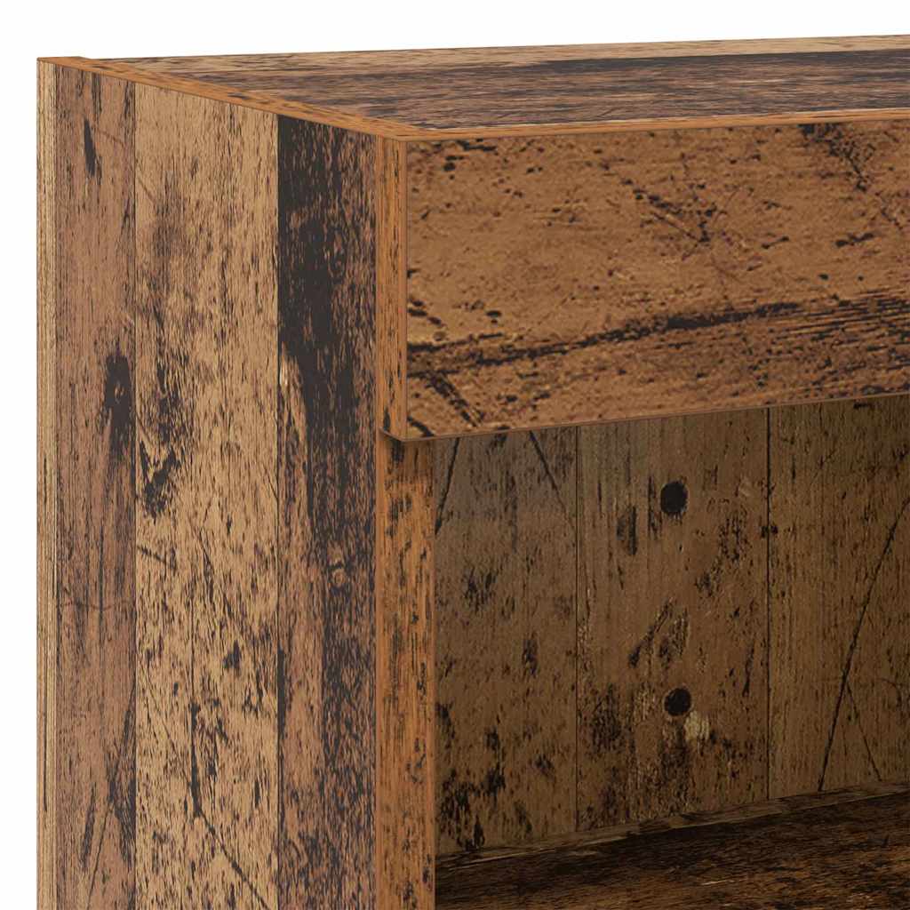 Σετ τοίχου για τηλεόραση 5 pcs Παλιό ξύλο Επεξεργασμένο ξύλο