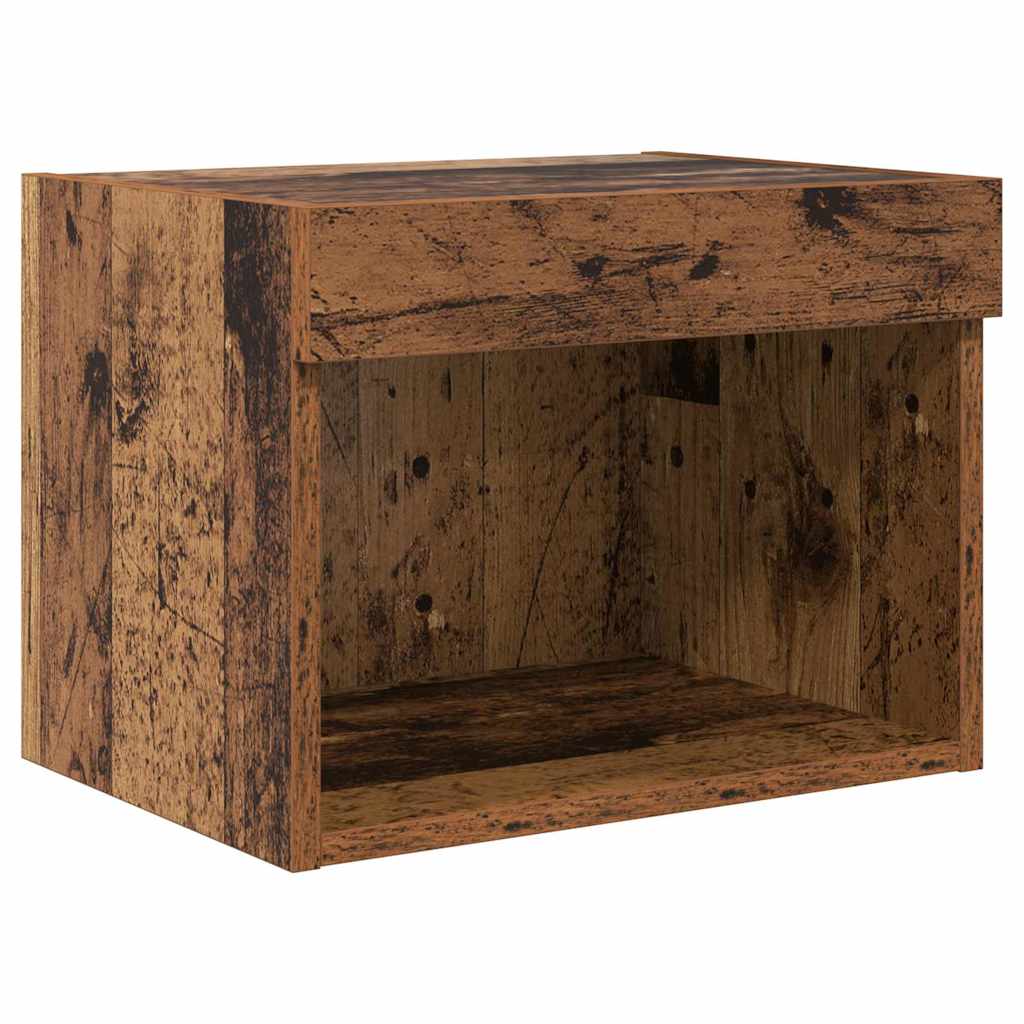 Σετ τοίχου για τηλεόραση 5 pcs Παλιό ξύλο Επεξεργασμένο ξύλο