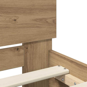 Σκελετός Κρεβατιού Artisan Oak 160 x 200 cm Επεξεργασμένο ξύλο - Pakobazaar