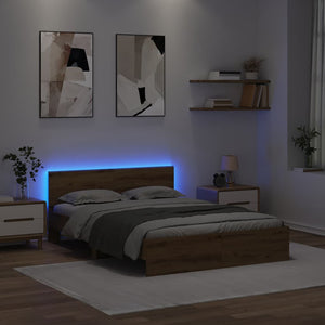 Σκελετός Κρεβατιού Artisan Oak 160 x 200 cm Επεξεργασμένο ξύλο - Pakobazaar