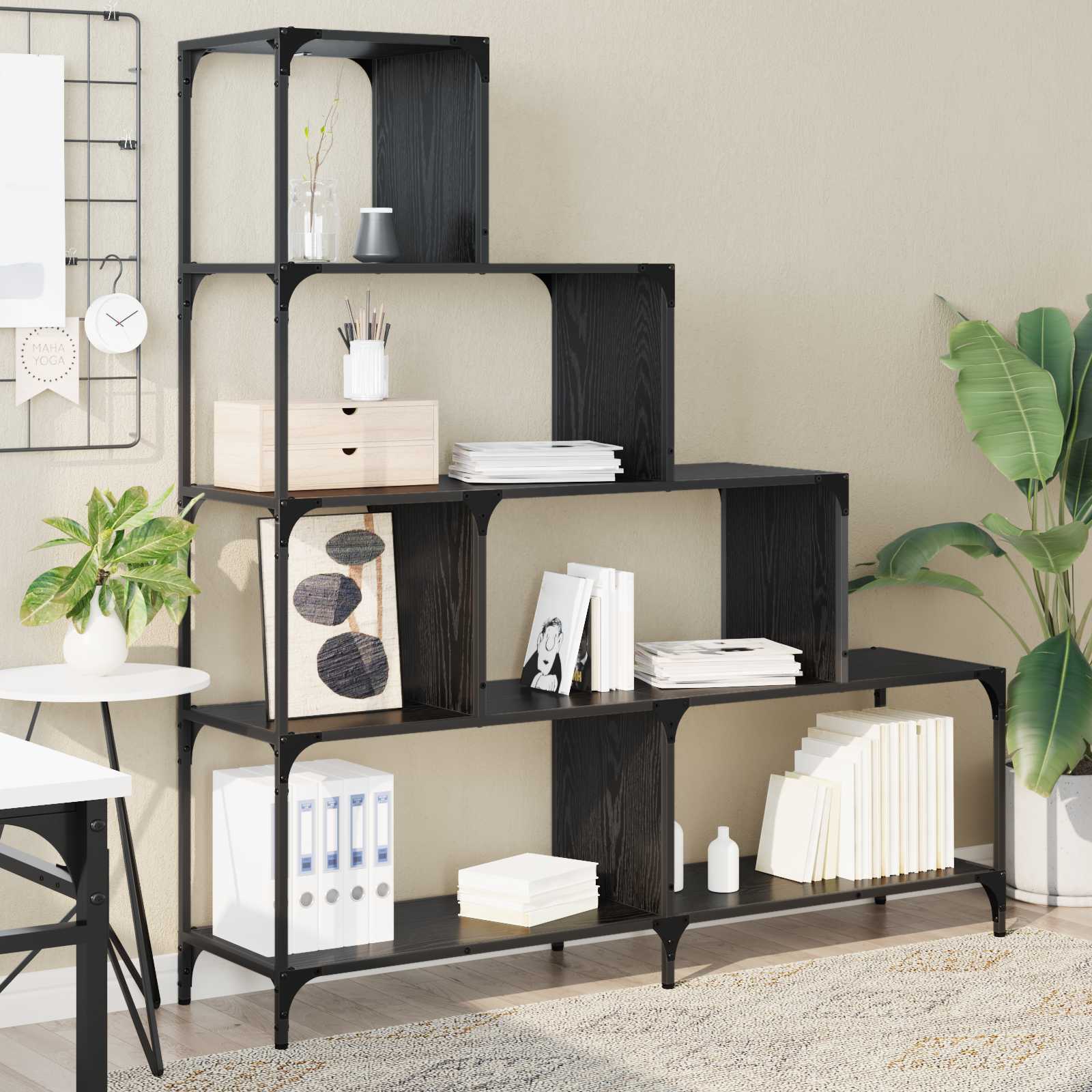 Βιβλιοθήκη 4 επίπεδα 139 x 33,5 x 149 εκ. Επεξεργασμένο Ξύλο