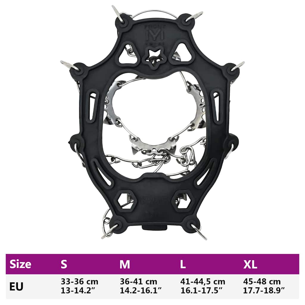 Αναρτήσεις πάγου για παπούτσια Μαύρο S