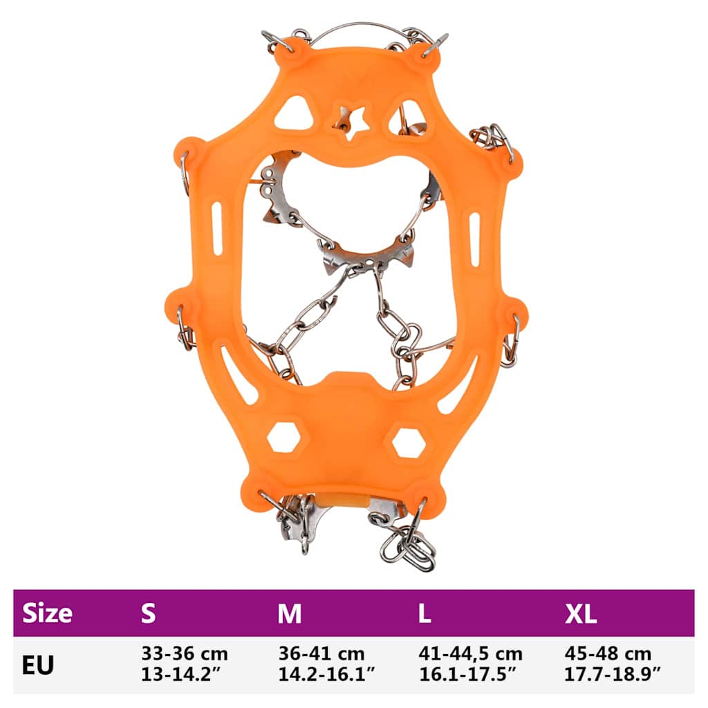 Αναρτήσεις πάγου για παπούτσια Πορτοκαλί L