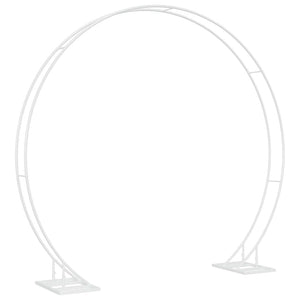 Αψίδα Γάμου Λευκό 220 x 45 x 200 εκ. Ατσάλι - Pakobazaar