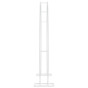 Αψίδα Γάμου Λευκό 220 x 45 x 200 εκ. Ατσάλι - Pakobazaar