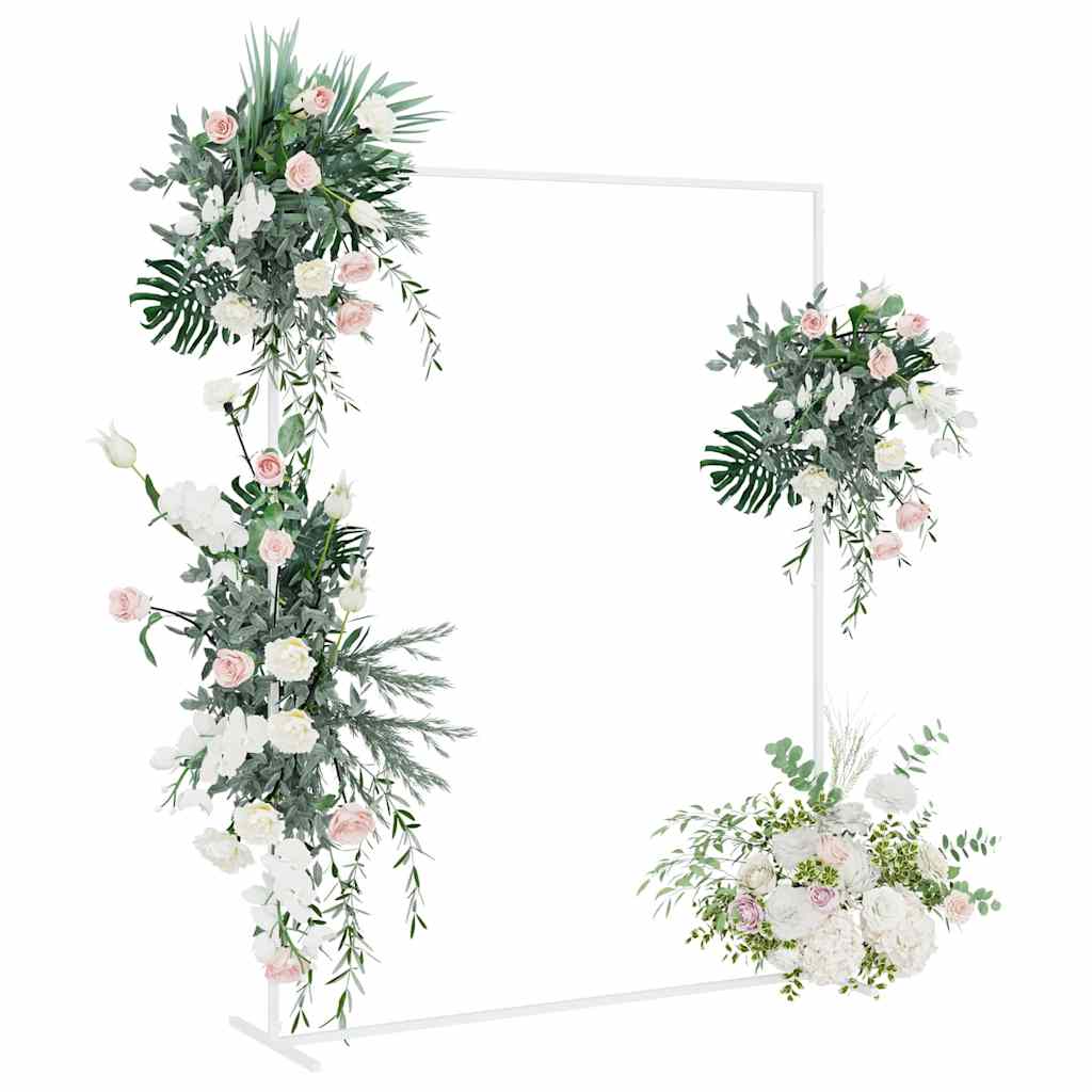 Αψίδα Γάμου Λευκό 150 x 49,5 x 200 εκ Ατσάλι - Pakobazaar