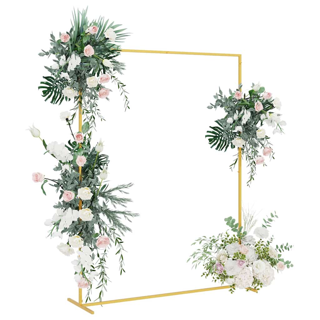 Αψίδα Γάμου Χρυσό 150 x 49,5 x 200 εκ Ατσάλι - Pakobazaar