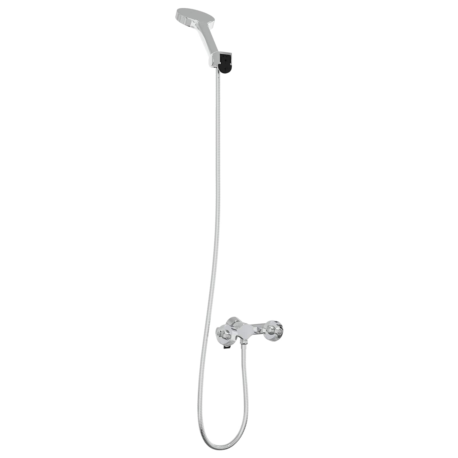 Σετ Κεφαλής Ντους Με επίστρωση χρωμίου G 1 / 2 ίντσες Ορείχαλκος - Pakobazaar