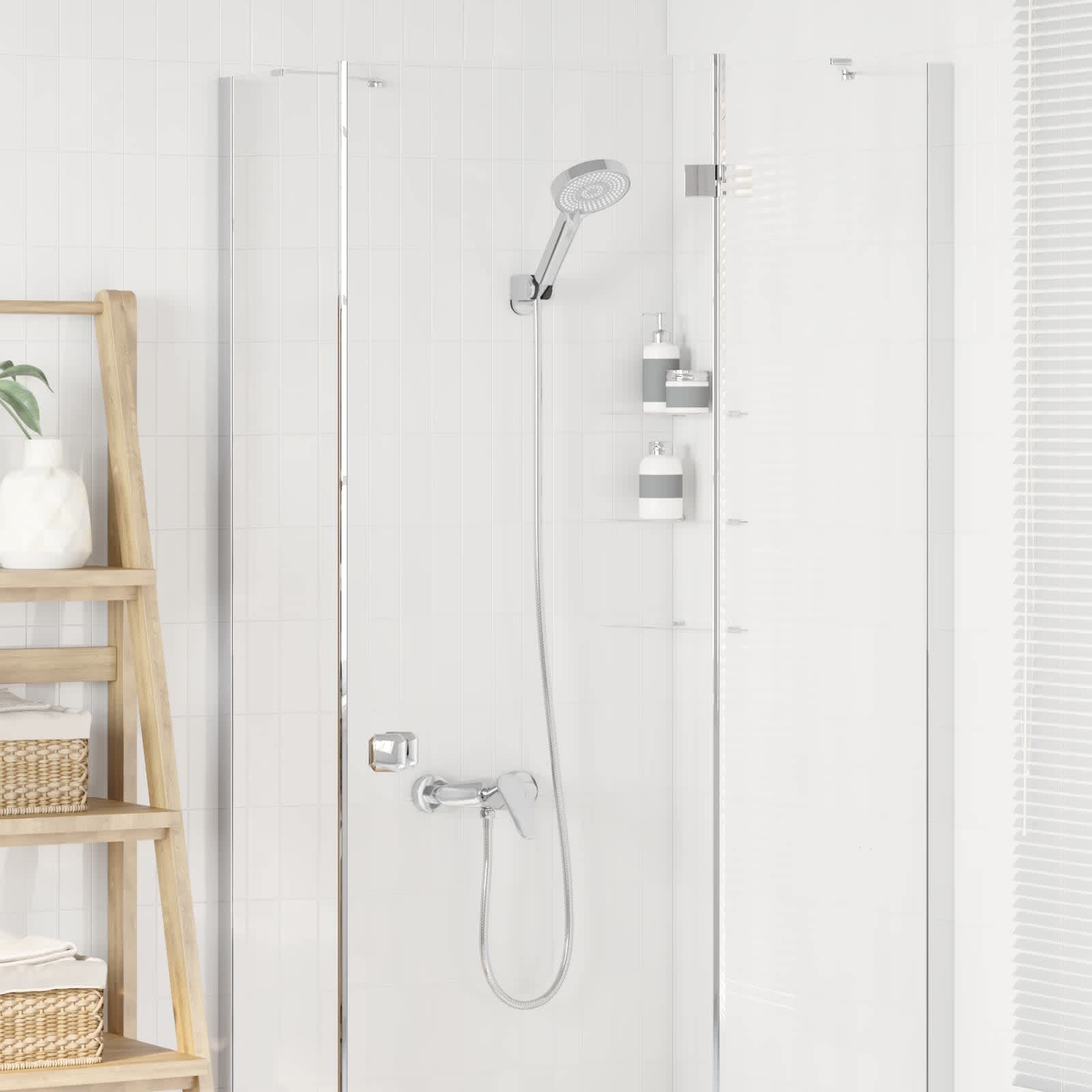 Σετ Κεφαλής Ντους Με επίστρωση χρωμίου G 1 / 2 ίντσες