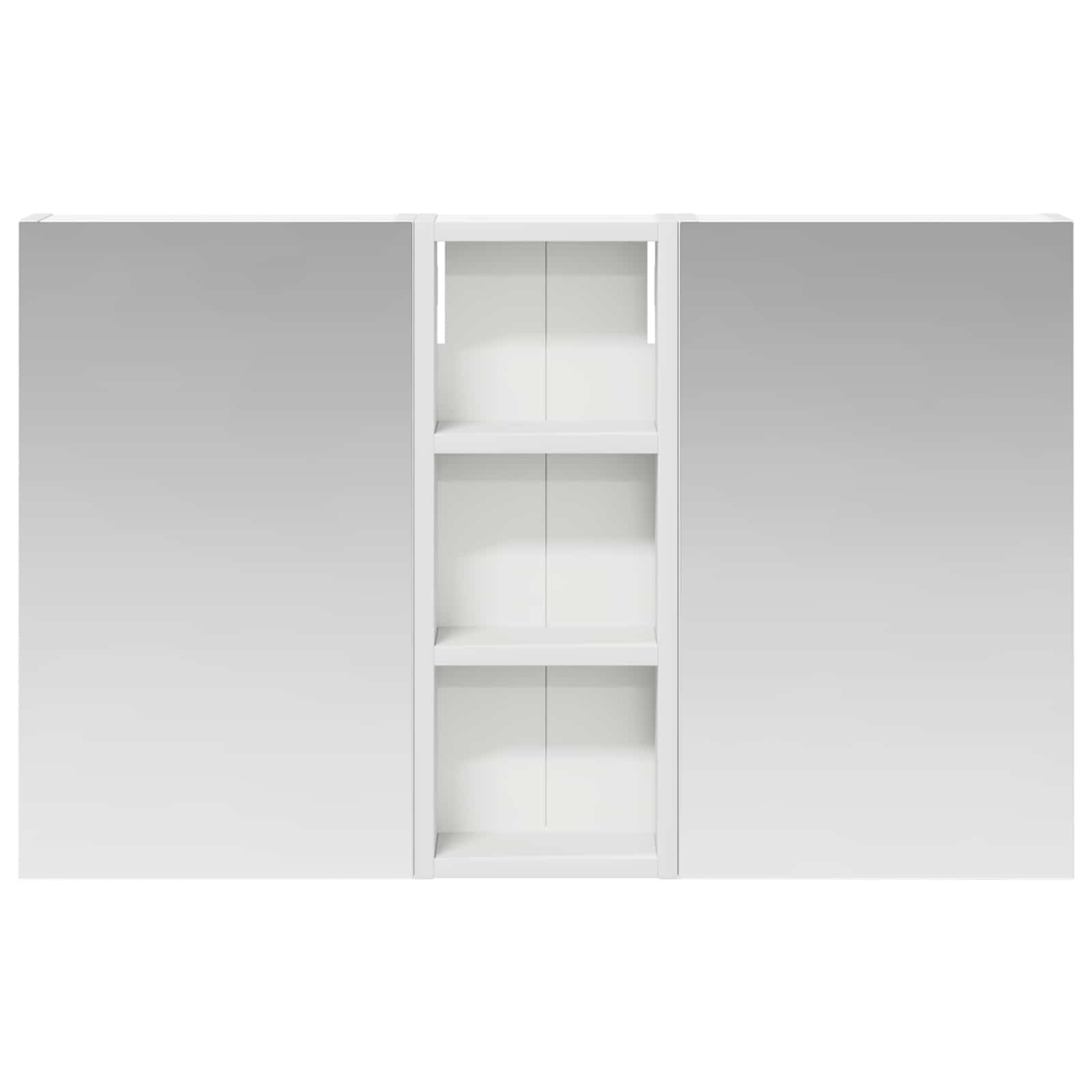 Σετ Ντουλαπιών Μπάνιου με ράφι με πόρτα 3 pcs 80 x 10,5 x 50 εκ - Pakobazaar
