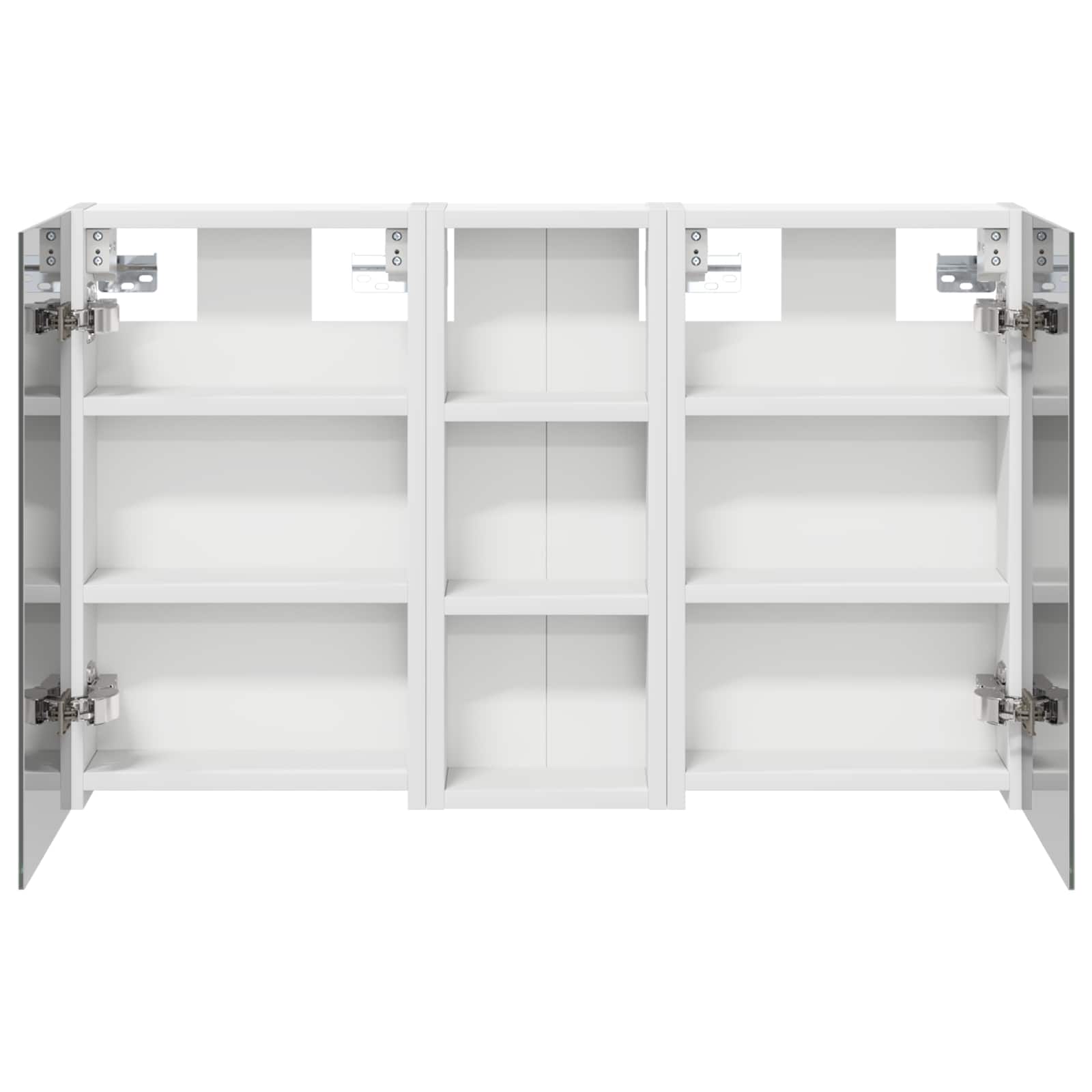 Σετ Ντουλαπιών Μπάνιου με ράφι με πόρτα 3 pcs 80 x 10,5 x 50 εκ - Pakobazaar
