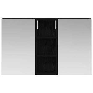 Σετ Ντουλαπιών Μπάνιου με ράφι με πόρτα 3 pcs 80 x 10,5 x 50 εκ - Pakobazaar