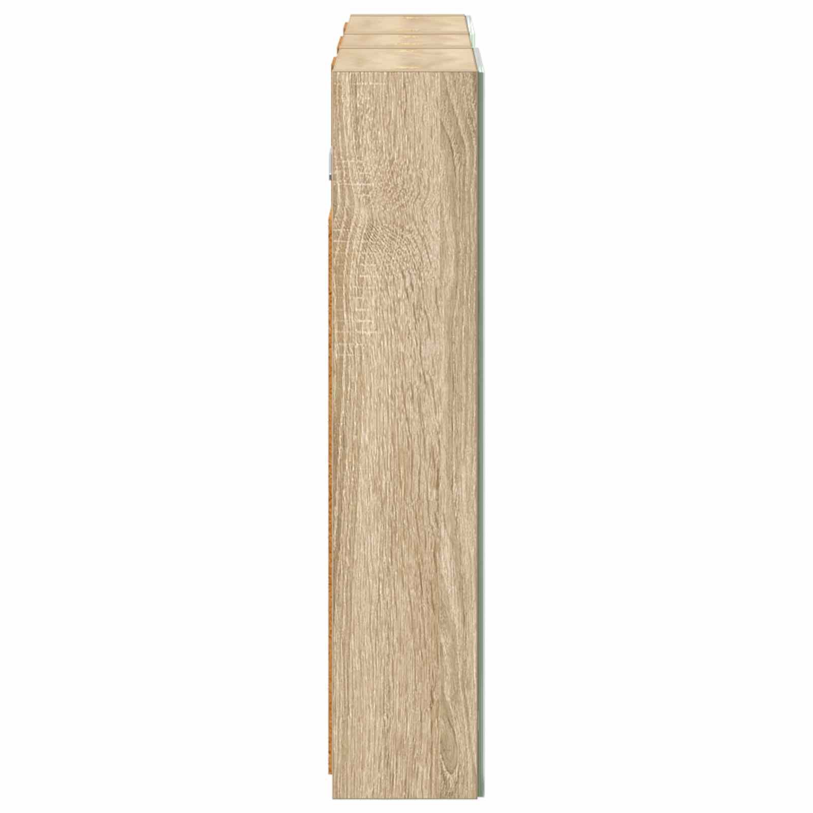 Σετ Ντουλαπιών Μπάνιου με ράφι με πόρτα 3 pcs 80 x 10,5 x 50 εκ - Pakobazaar