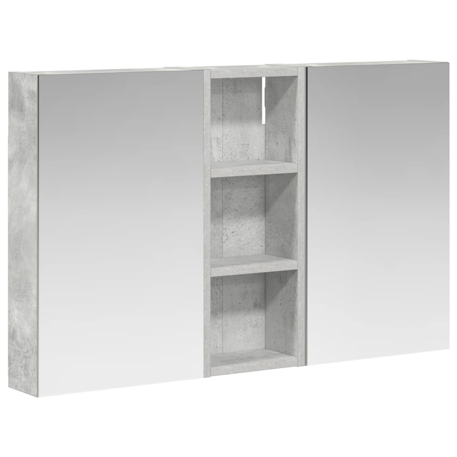 Σετ Ντουλαπιών Μπάνιου με ράφι με πόρτα 3 pcs 80 x 10,5 x 50 εκ - Pakobazaar