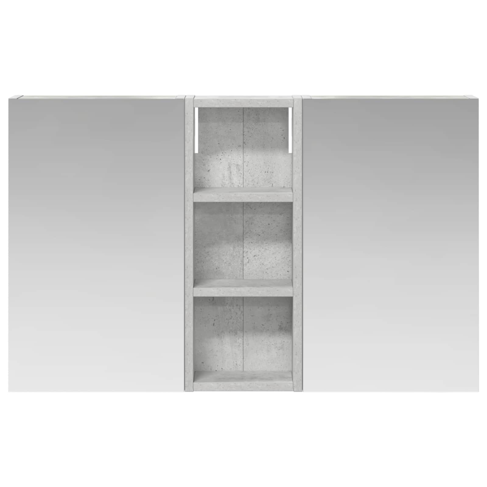 Σετ Ντουλαπιών Μπάνιου με ράφι με πόρτα 3 pcs 80 x 10,5 x 50 εκ - Pakobazaar