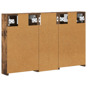 Σετ Ντουλαπιών Μπάνιου με ράφι με πόρτα 3 pcs 80 x 10,5 x 50 εκ - Pakobazaar