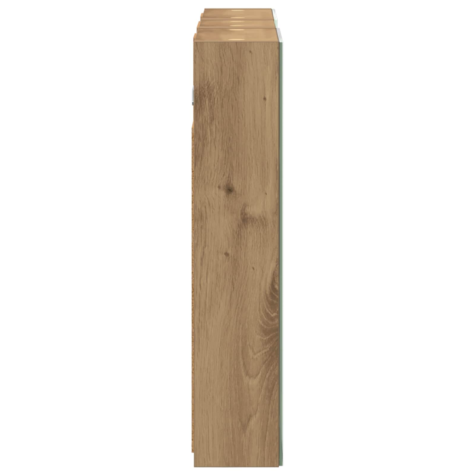 Σετ Ντουλαπιών Μπάνιου με ράφι με πόρτα 3 pcs 80 x 10,5 x 50 εκ - Pakobazaar