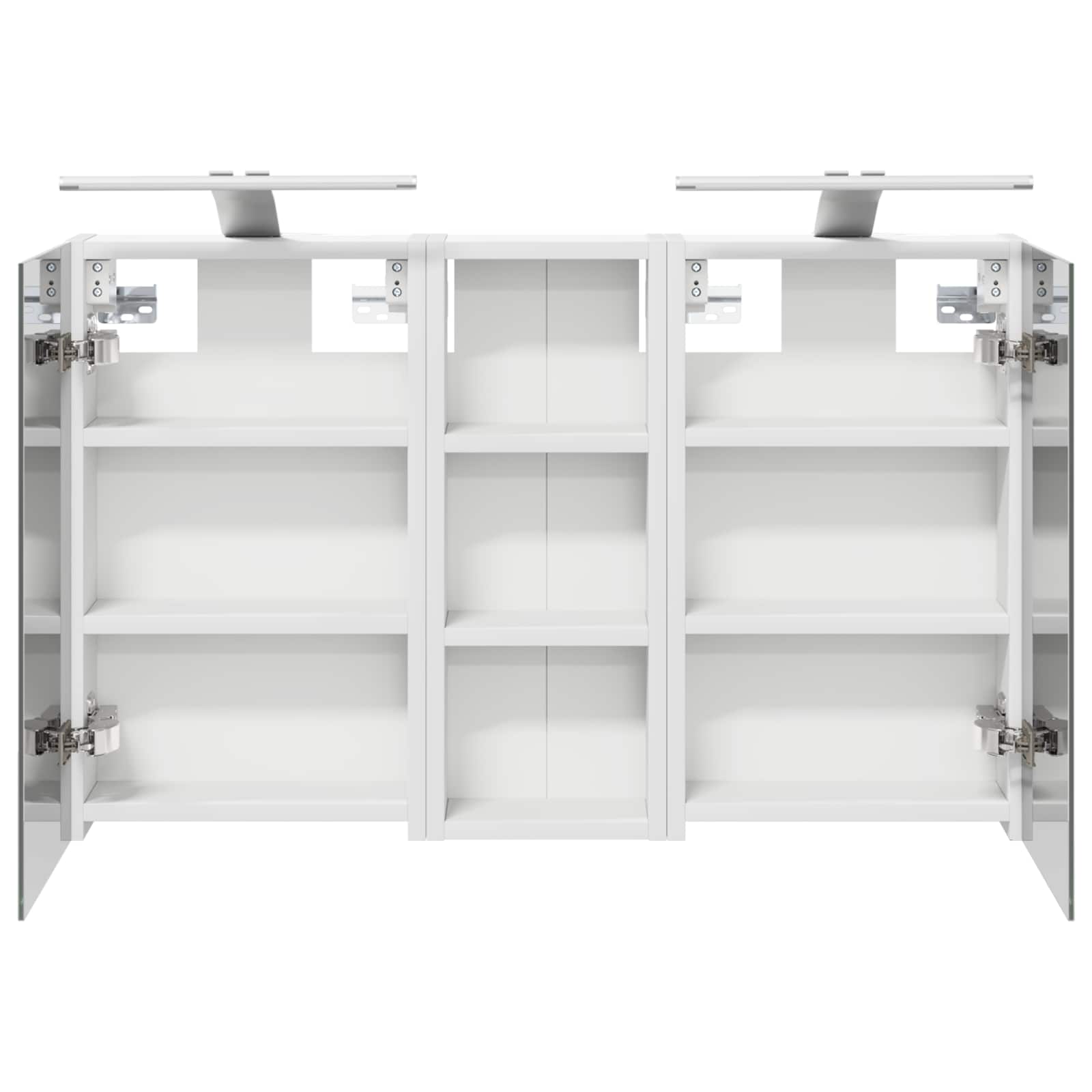 Σετ Ντουλαπιών Μπάνιου με ράφι με πόρτα 3 pcs 80 x 10,5 x 50 εκ - Pakobazaar