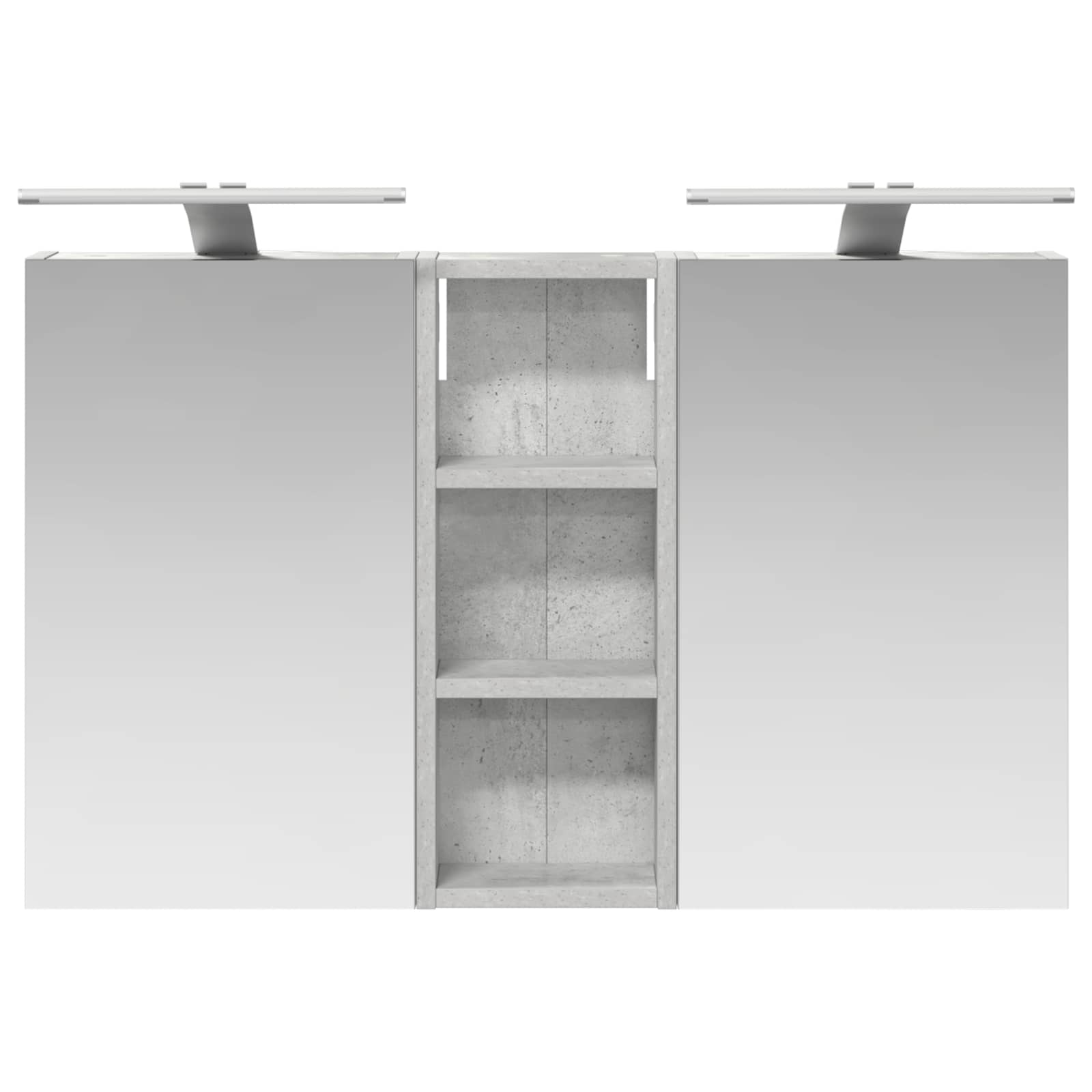 Σετ Ντουλαπιών Μπάνιου με ράφι με πόρτα 3 pcs 80 x 10,5 x 50 εκ - Pakobazaar