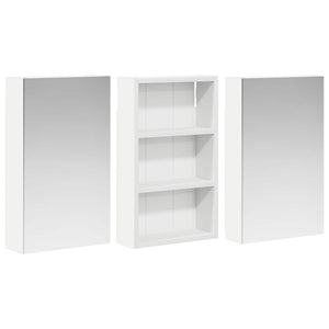 Σετ Ντουλαπιών Μπάνιου με ράφι με πόρτα 3 pcs 90 x 10,5 x 50 εκ - Pakobazaar