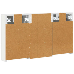 Σετ Ντουλαπιών Μπάνιου με ράφι με πόρτα 3 pcs 90 x 10,5 x 50 εκ - Pakobazaar