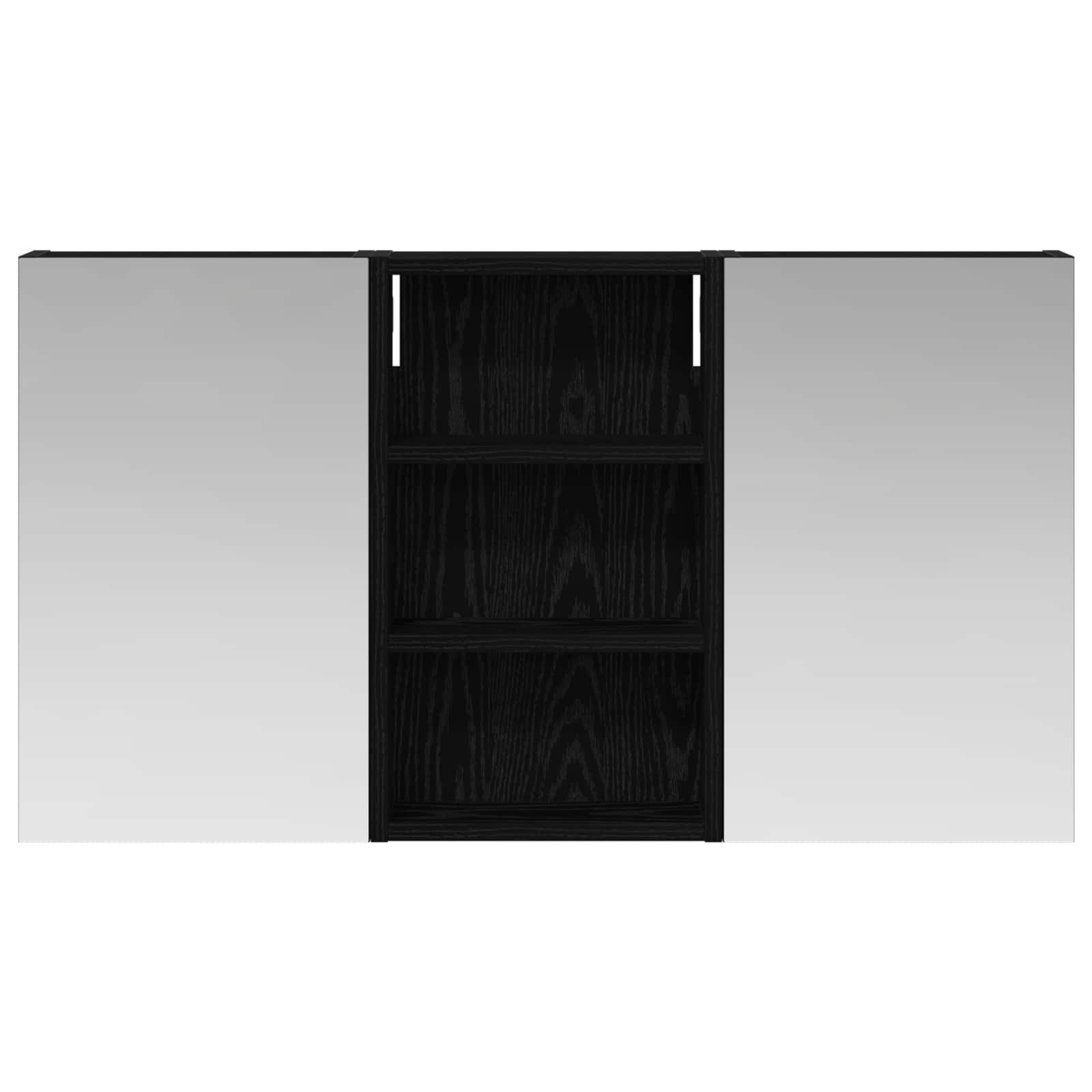 Σετ Ντουλαπιών Μπάνιου με ράφι με πόρτα 3 pcs 90 x 10,5 x 50 εκ - Pakobazaar