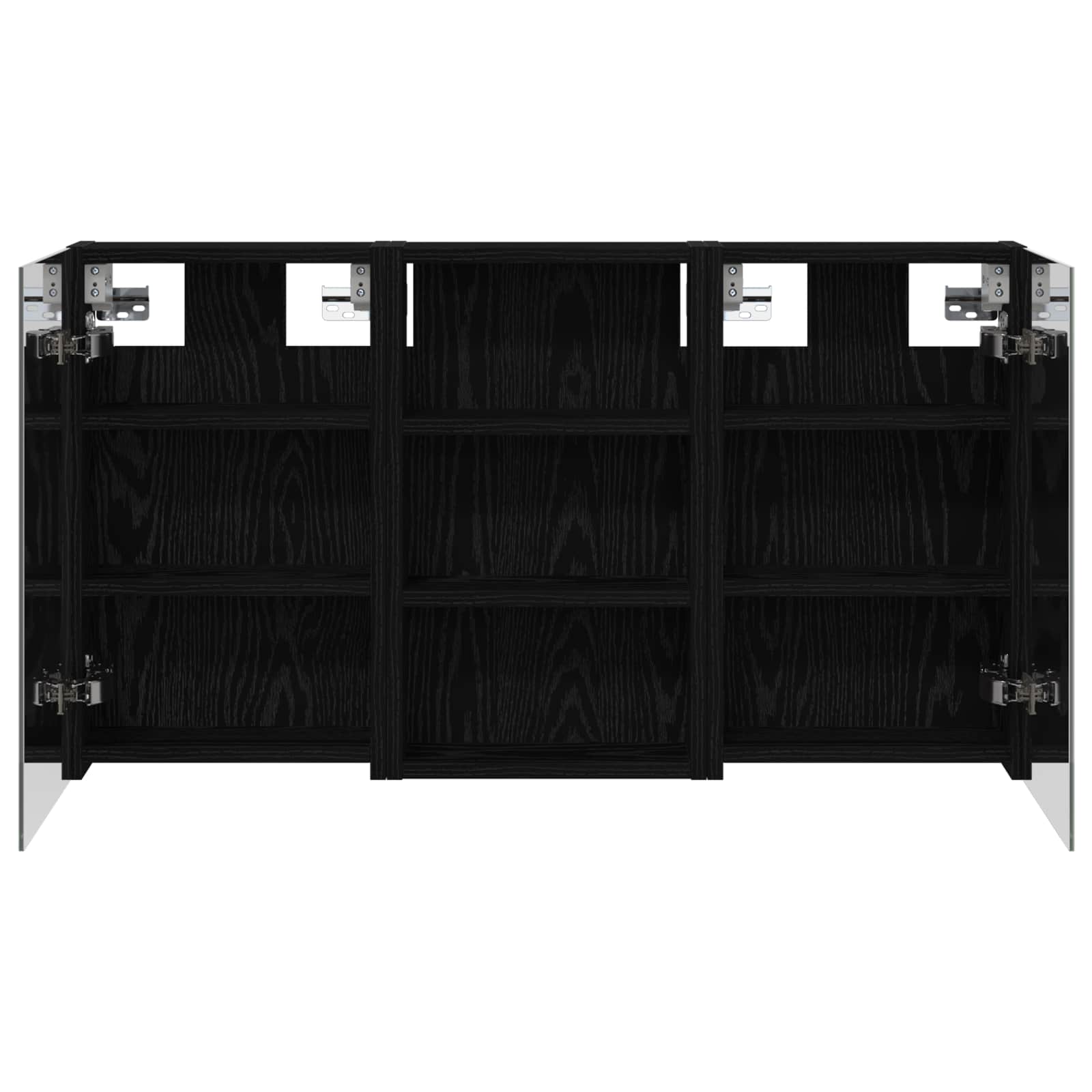 Σετ Ντουλαπιών Μπάνιου με ράφι με πόρτα 3 pcs 90 x 10,5 x 50 εκ - Pakobazaar