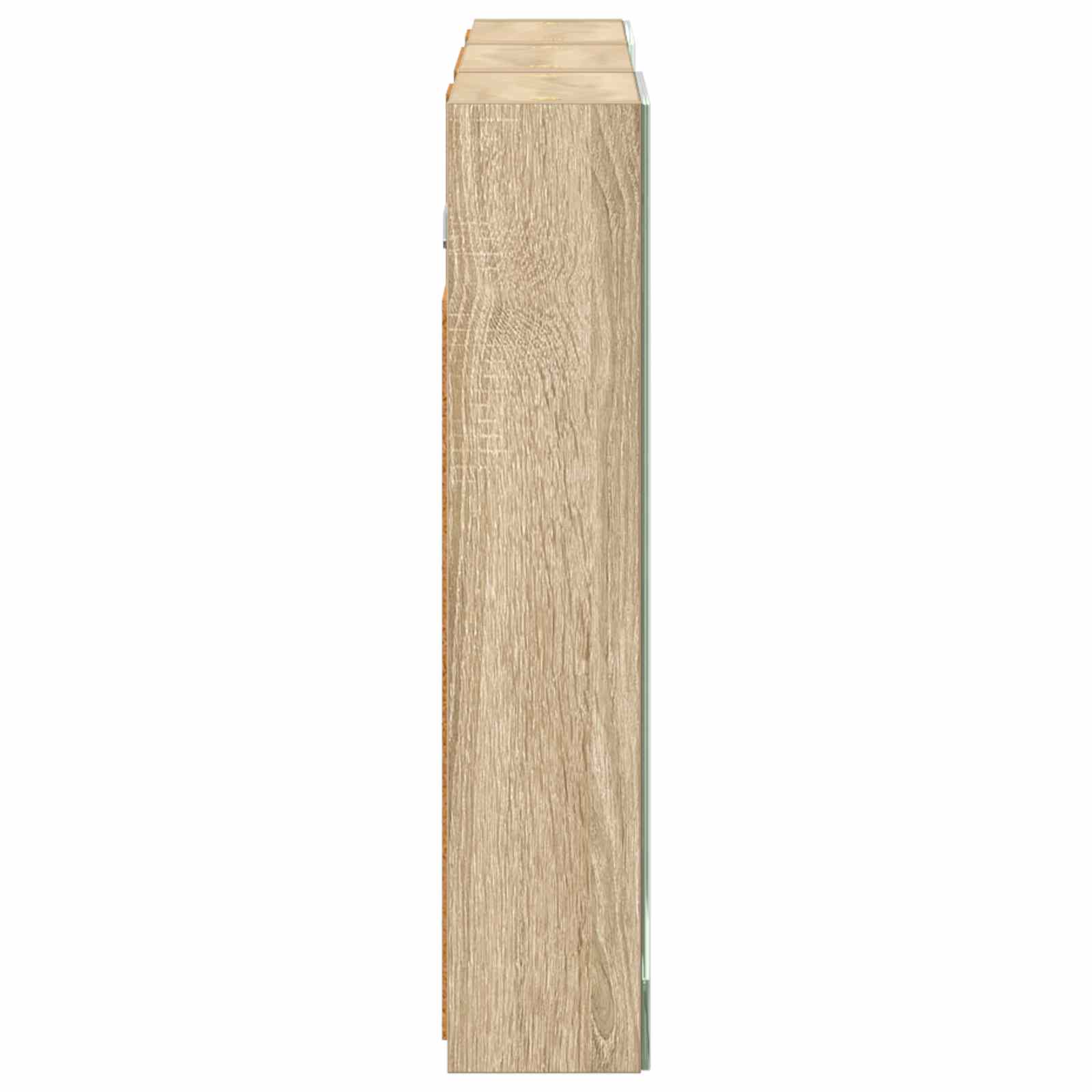 Σετ Ντουλαπιών Μπάνιου με ράφι με πόρτα 3 pcs 90 x 10,5 x 50 εκ - Pakobazaar