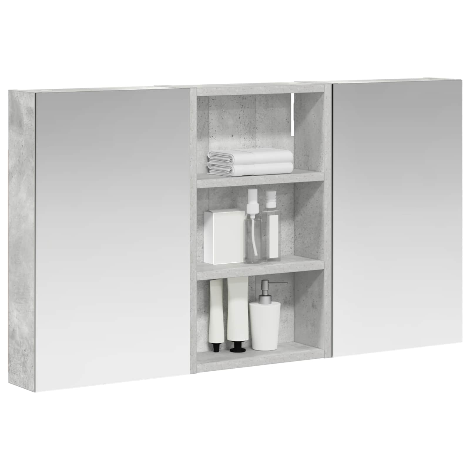 Σετ Ντουλαπιών Μπάνιου με ράφι με πόρτα 3 pcs 90 x 10,5 x 50 εκ - Pakobazaar