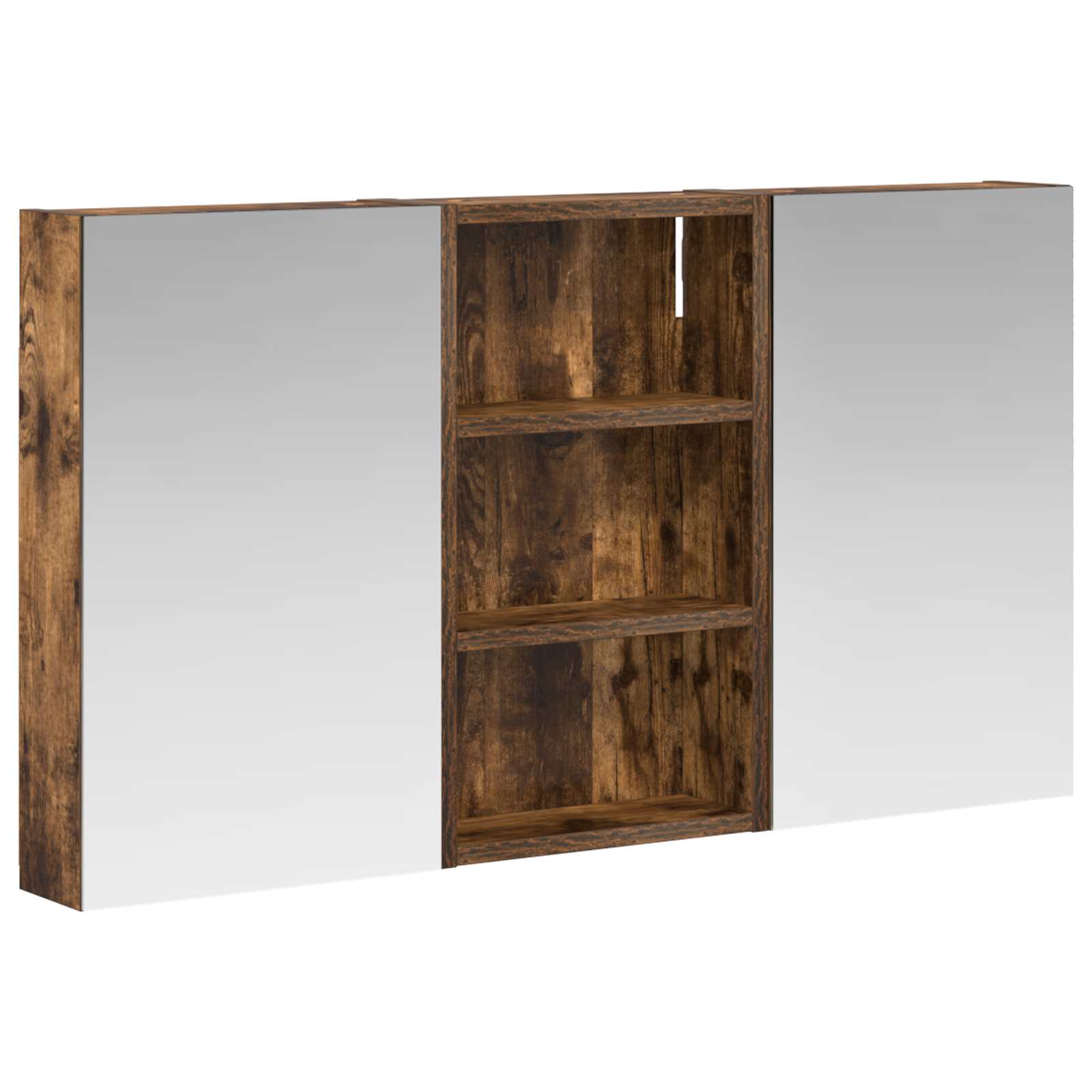 Σετ Ντουλαπιών Μπάνιου με ράφι με πόρτα 3 pcs 90 x 10,5 x 50 εκ - Pakobazaar