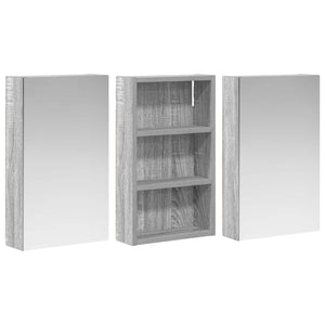 Σετ Ντουλαπιών Μπάνιου με ράφι με πόρτα 3 pcs 90 x 10,5 x 50 εκ - Pakobazaar