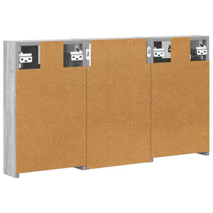 Σετ Ντουλαπιών Μπάνιου με ράφι με πόρτα 3 pcs 90 x 10,5 x 50 εκ - Pakobazaar