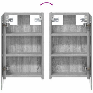 Σετ Ντουλαπιών Μπάνιου με ράφι με πόρτα 3 pcs 90 x 10,5 x 50 εκ - Pakobazaar