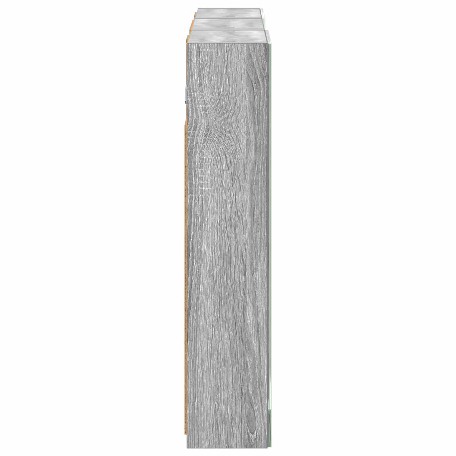 Σετ Ντουλαπιών Μπάνιου με ράφι με πόρτα 3 pcs 90 x 10,5 x 50 εκ - Pakobazaar