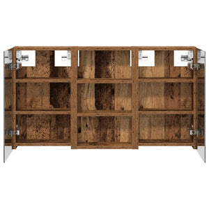 Σετ Ντουλαπιών Μπάνιου με ράφι με πόρτα 3 pcs 90 x 10,5 x 50 εκ - Pakobazaar