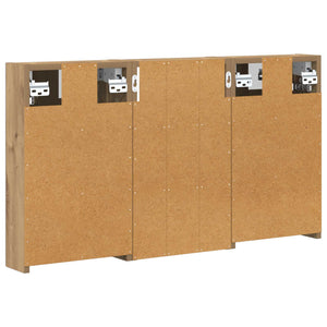 Σετ Ντουλαπιών Μπάνιου με ράφι με πόρτα 3 pcs 90 x 10,5 x 50 εκ - Pakobazaar