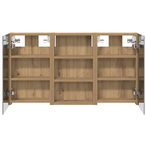 Σετ Ντουλαπιών Μπάνιου με ράφι με πόρτα 3 pcs 90 x 10,5 x 50 εκ - Pakobazaar