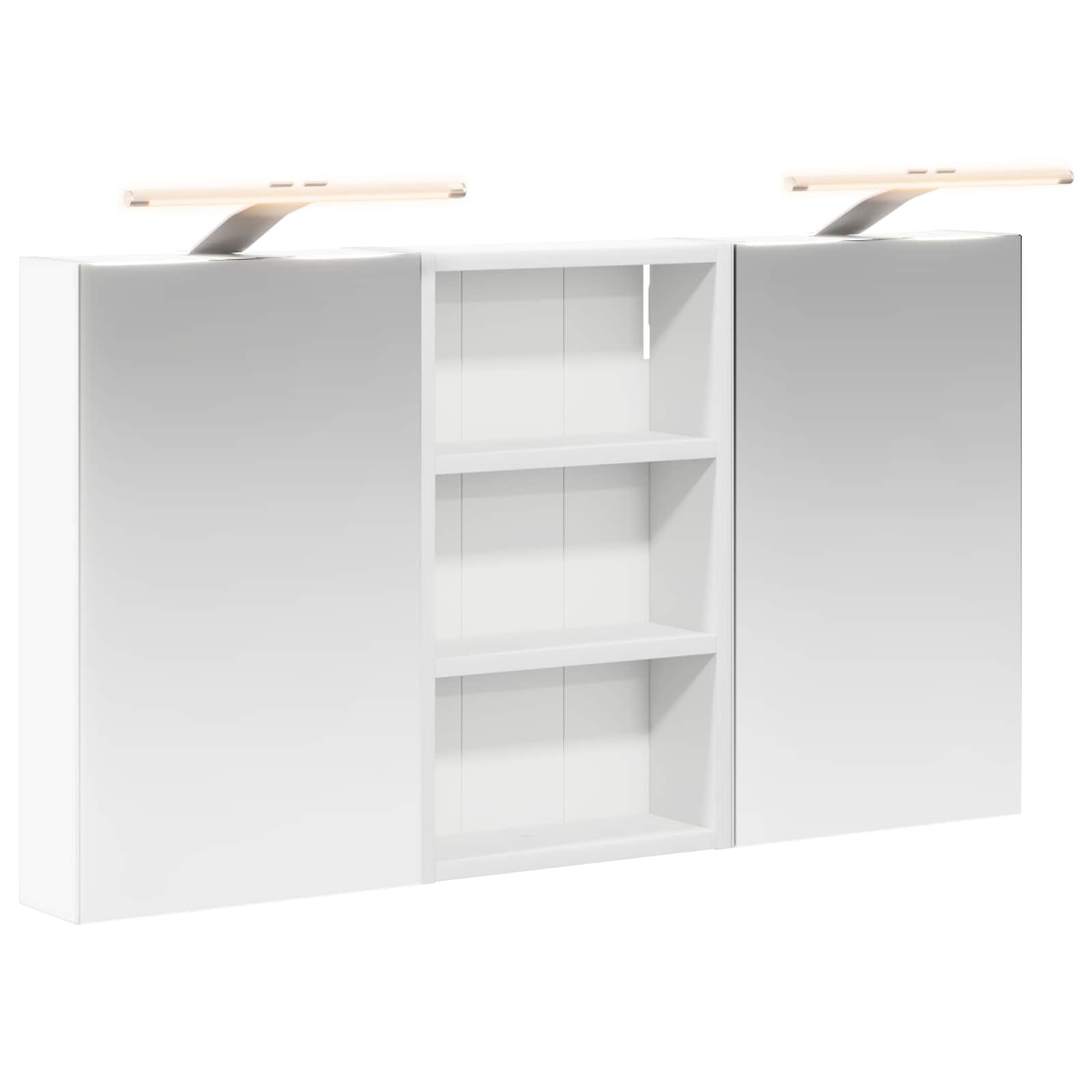 Σετ Ντουλαπιών Μπάνιου με ράφι με πόρτα 3 pcs 90 x 10,5 x 50 εκ - Pakobazaar