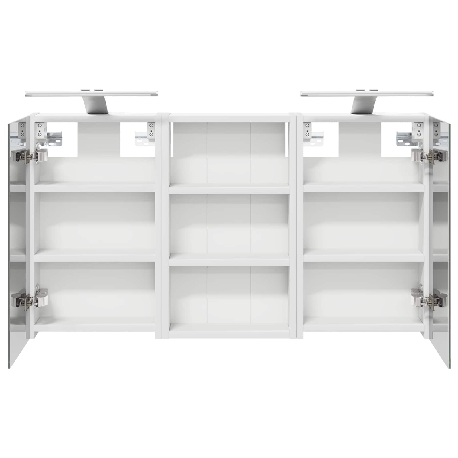 Σετ Ντουλαπιών Μπάνιου με ράφι με πόρτα 3 pcs 90 x 10,5 x 50 εκ - Pakobazaar