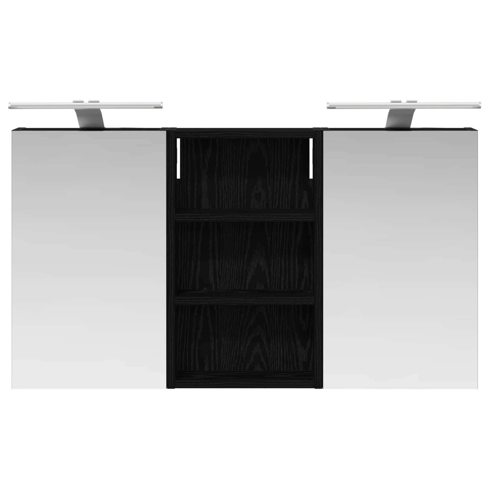 Σετ Ντουλαπιών Μπάνιου με ράφι με πόρτα 3 pcs 90 x 10,5 x 50 εκ - Pakobazaar