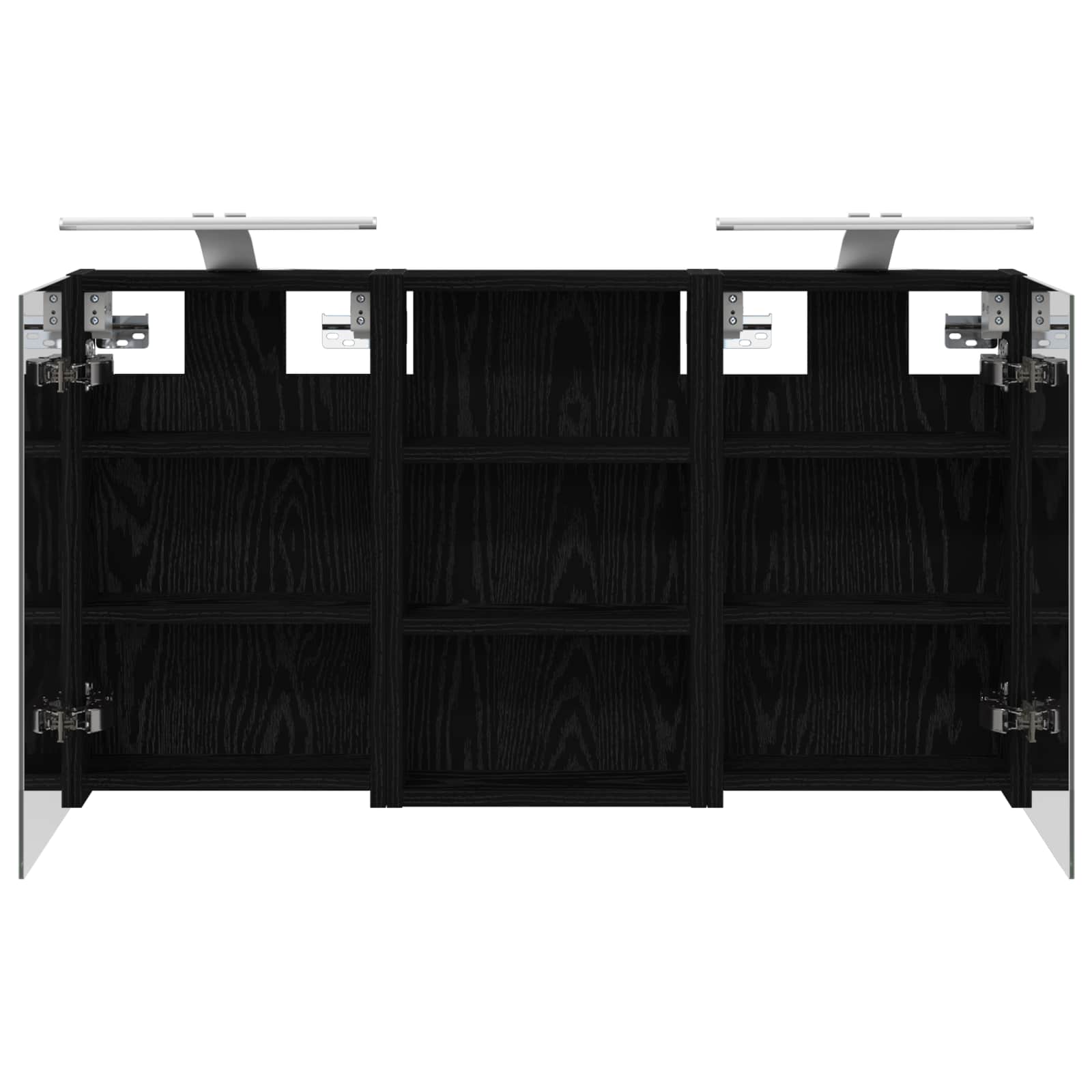 Σετ Ντουλαπιών Μπάνιου με ράφι με πόρτα 3 pcs 90 x 10,5 x 50 εκ - Pakobazaar