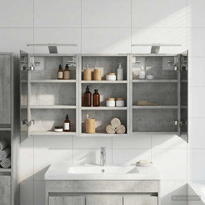 Σετ Ντουλαπιών Μπάνιου με ράφι με πόρτα 3 pcs 90 x 10,5 x 50 εκ - Pakobazaar