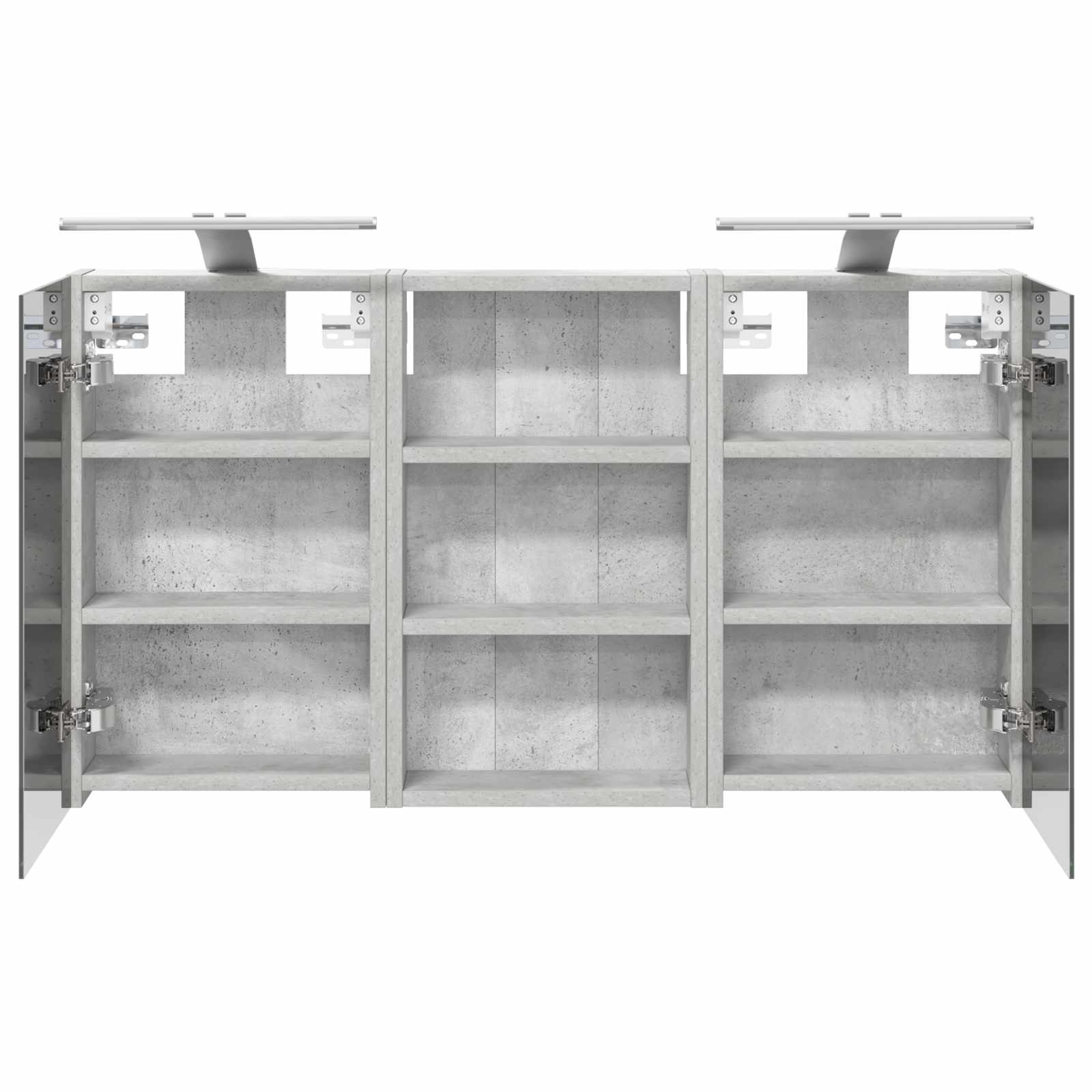 Σετ Ντουλαπιών Μπάνιου με ράφι με πόρτα 3 pcs 90 x 10,5 x 50 εκ - Pakobazaar