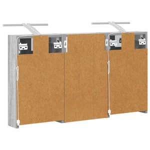 Σετ Ντουλαπιών Μπάνιου με ράφι με πόρτα 3 pcs 90 x 10,5 x 50 εκ - Pakobazaar