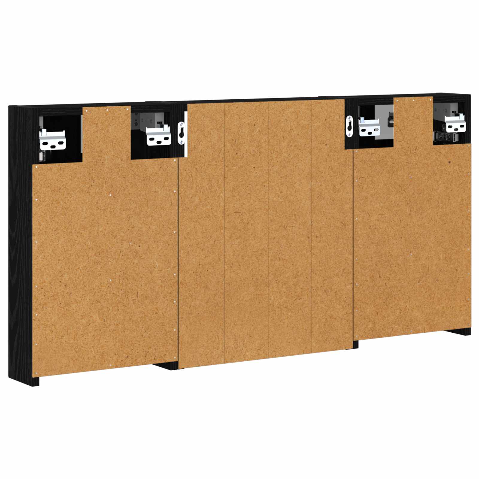 Σετ Ντουλαπιών Μπάνιου με ράφι 3 pcs 100 x 10,5 x 50 εκ - Pakobazaar