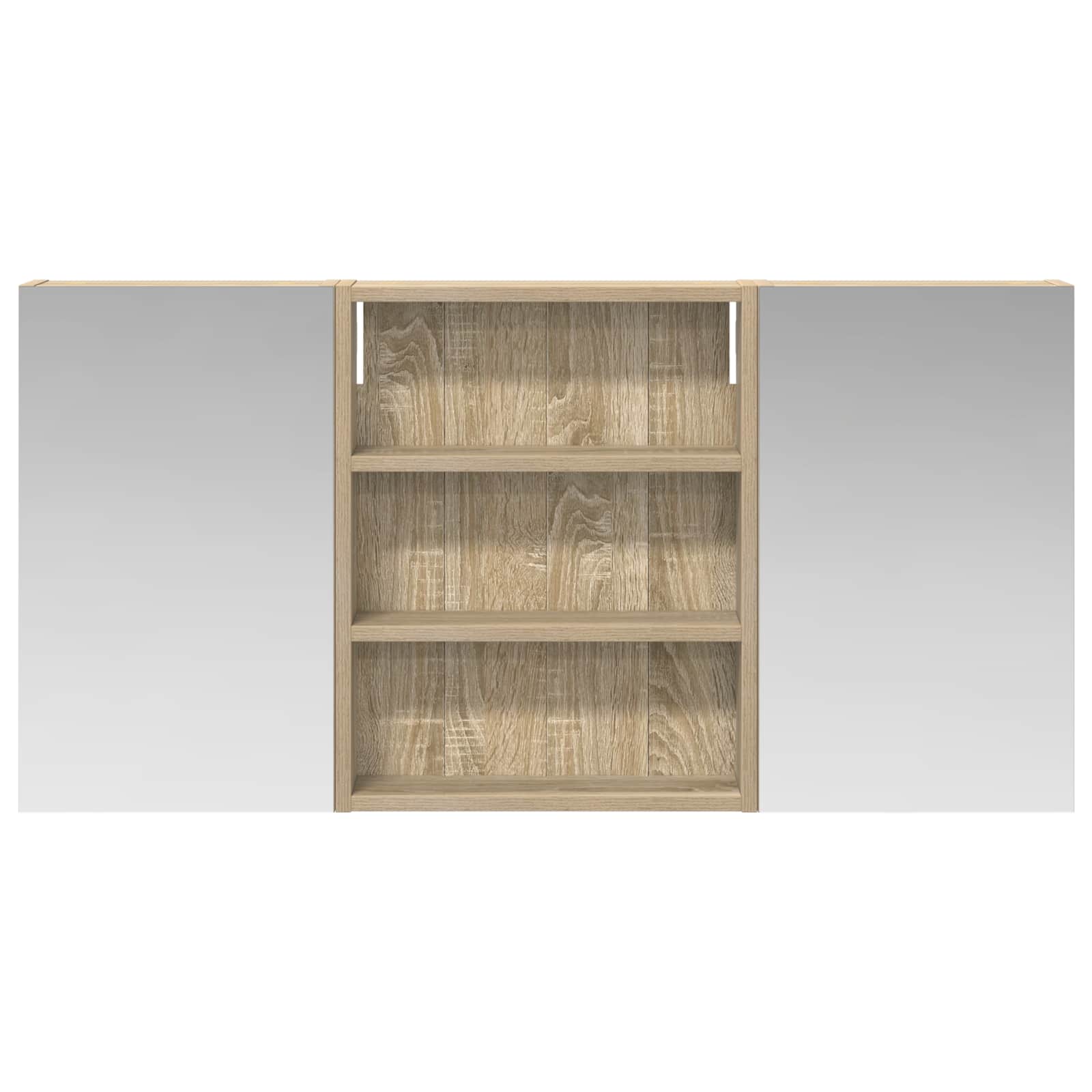 Σετ Ντουλαπιών Μπάνιου με ράφι 3 pcs 100 x 10,5 x 50 εκ - Pakobazaar