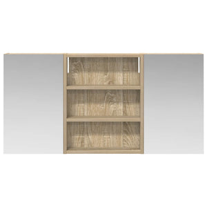Σετ Ντουλαπιών Μπάνιου 3 τμχ. 100 x 10,5 x 50 εκ - Pakobazaar
