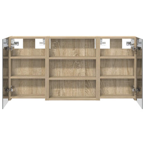 Σετ Ντουλαπιών Μπάνιου 3 τμχ. 100 x 10,5 x 50 εκ - Pakobazaar
