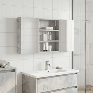 Σετ Ντουλαπιών Μπάνιου με ράφι 3 pcs 100 x 10,5 x 50 εκ - Pakobazaar